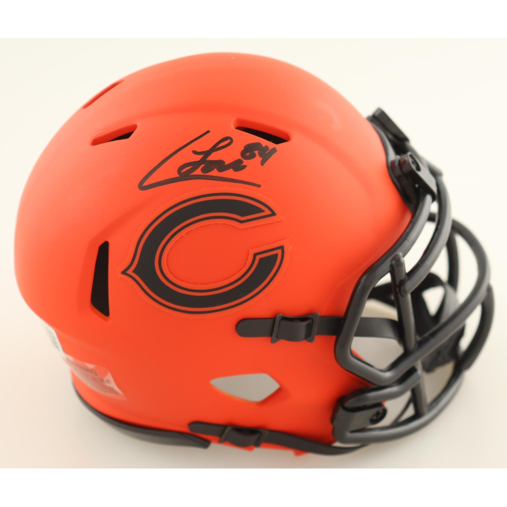 Colston Loveland Signed Bears Rave Alternate Speed Mini Helmet (Beckett) at PristineAuction.com