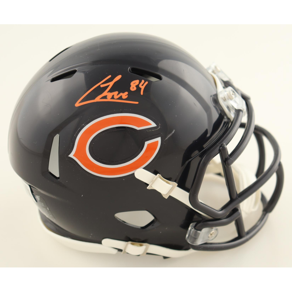 Colston Loveland Signed Bears Speed Mini Helmet (Beckett) at PristineAuction.com