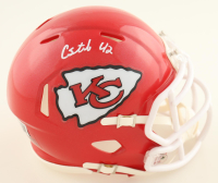 Carson Steele Signed Chiefs Speed Mini Helmet (Beckett) at PristineAuction.com