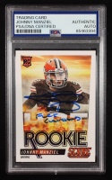Johnny Manziel Signed 2014 Score Hot Rookies #HR1 RC (PSA) at PristineAuction.com