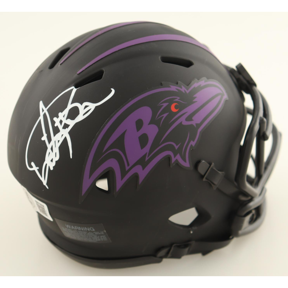 Derrick Henry Signed Ravens Eclipse Alternate Speed Mini Helmet (Beckett) at PristineAuction.com