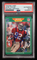 John Taylor Signed 1989 Pro Set #384 (PSA) at PristineAuction.com
