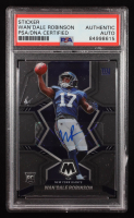 Wan'Dale Robinson Signed Sticker on 2022 Panini Mosaic #330 RC (PSA) at PristineAuction.com