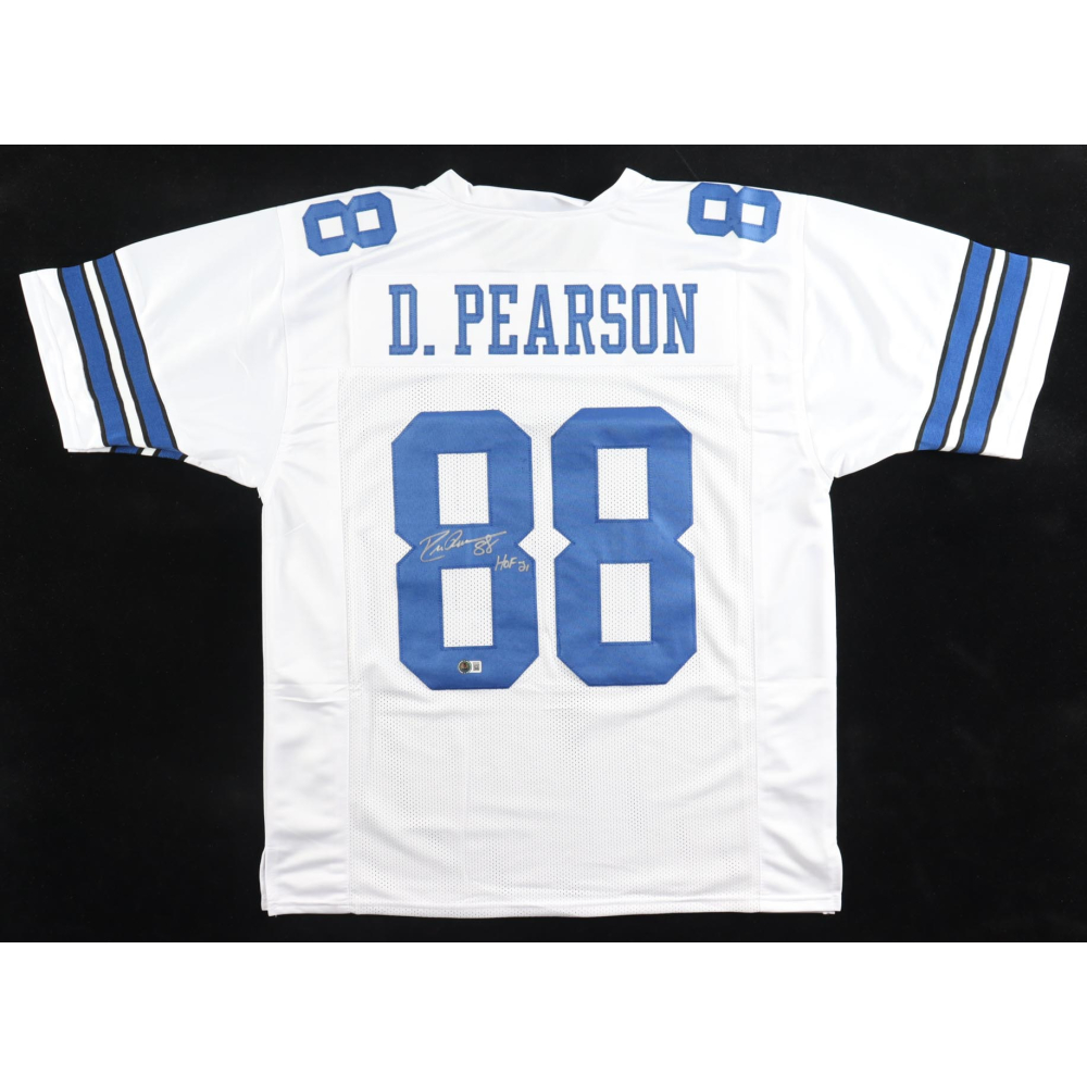 Drew Pearson Signed Jersey Inscribed "HOF 21" (Beckett) at PristineAuction.com