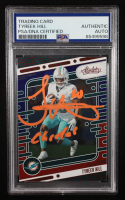 Tyreek Hill Signed 2024 Absolute Red #65 Inscribed "Cheetah" (PSA) at PristineAuction.com