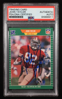 John Taylor Signed 1989 Pro Set #384 (PSA) at PristineAuction.com