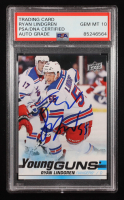 Ryan Lindgren Signed 2019-20 Upper Deck YG #459 RC (PSA | Auto 10) at PristineAuction.com