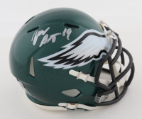 Josh Sweat Signed Eagles Speed Mini Helmet (Beckett) at PristineAuction.com
