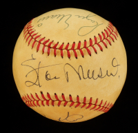 Hall of Famers & Old Timers OAL Baseball Signed by (5) with Stan Musial, Steve Garvey (JSA) at PristineAuction.com