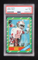 Jerry Rice 1986 Topps #161 RC (PSA 8) at PristineAuction.com