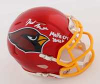 Josh Sweat Signed Cardinals Flash Alternate Speed Mini Helmet Inscribed "Make Em Sweat" (Beckett) at PristineAuction.com