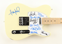 "Back to the Future" Custom Telecaster Guitar Cast-Signed By (9) with Michael J. Fox, Christopher Lloyd, Huey Lewis, Lea Thompson (ACOA) at PristineAuction.com