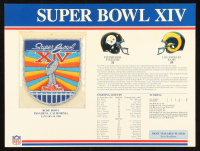 Super Bowl XIV Commemorative Patch Display at PristineAuction.com