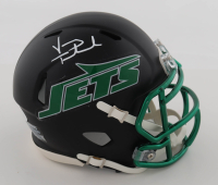 Vinny Testaverde Signed Jets Eclipse Alternate Speed Mini Helmet (JSA) at PristineAuction.com