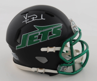 Vinny Testaverde Signed Jets Eclipse Alternate Speed Mini Helmet (JSA) at PristineAuction.com