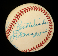 Joe DiMaggio Signed OAL Baseball Inscribed "Best Wishes" (Beckett) at PristineAuction.com