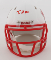 Tank Dell Signed Houston Cougars Mini Helmet (JSA) at PristineAuction.com
