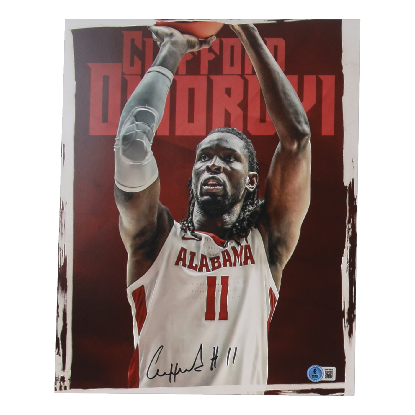 Clifford Omoruyi Signed Alabama Crimson Tide 11x14 Photo (Beckett) at PristineAuction.com Clifford Omoruyi Signed Alabama Crimson Tide 11x14 Photo (Beckett) at PristineAuction.com