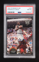 Shaquille O'Neal 1992 Stadium Club #247 RC (PSA 8) at PristineAuction.com