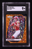 Jayden Daniels 2024 Panini Prizm Prizms Orange Disco #347 RC (SGC 9) at PristineAuction.com