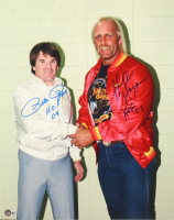 Hulk Hogan & Pete Rose Dual-Signed & Inscribed 16x20 Photo (Beckett) at PristineAuction.com
