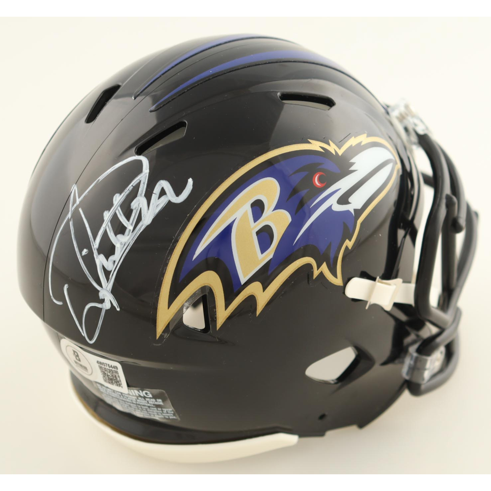 Derrick Henry Signed Ravens Speed Mini Helmet (Beckett) at PristineAuction.com