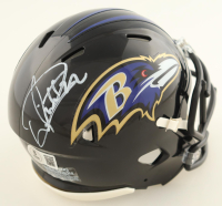 Derrick Henry Signed Ravens Speed Mini Helmet (Beckett) at PristineAuction.com