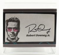 Robert Downey Jr. Signed "Iron Man" Light-Up Arc Reactor Cut with Display Case (ACOA) at PristineAuction.com
