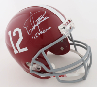 Derrick Henry Signed Alabama Crimson Tide Full-Size Helmet Inscribed "15 Heisman" (Beckett) at PristineAuction.com