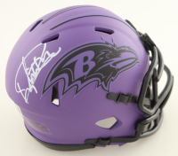 Derrick Henry Signed Ravens Rave Alternate Speed Mini Helmet (Beckett) at PristineAuction.com