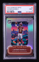 Jayden Daniels 2024 Donruss Optic Uptowns #2 RC (PSA 9) at PristineAuction.com