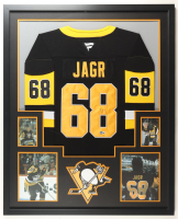Jaromir Jagr Signed Penguins Custom Framed Authentic Fanatics Jersey Display (Beckett) at PristineAuction.com