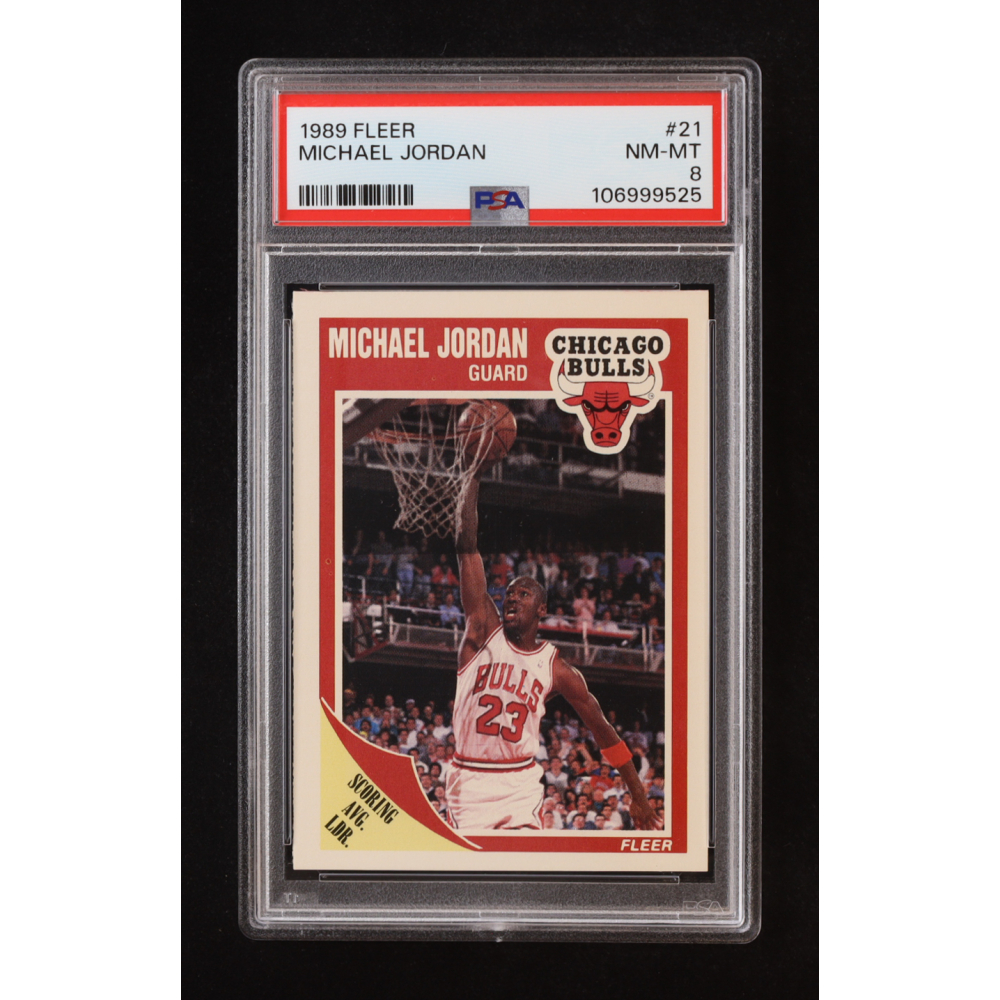 Michael Jordan 1989-90 Fleer #21 (PSA 8) at PristineAuction.com