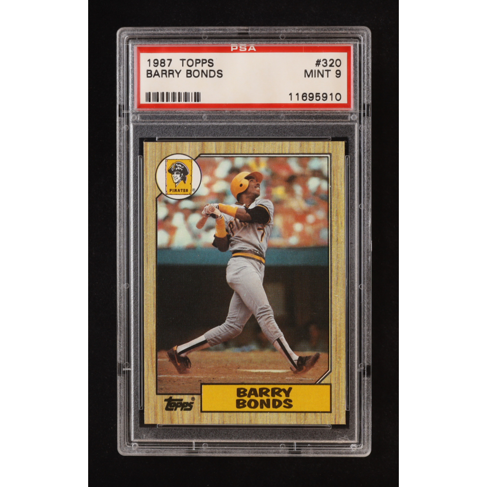 Barry Bonds 1987 Topps #320 RC (PSA 9) at PristineAuction.com