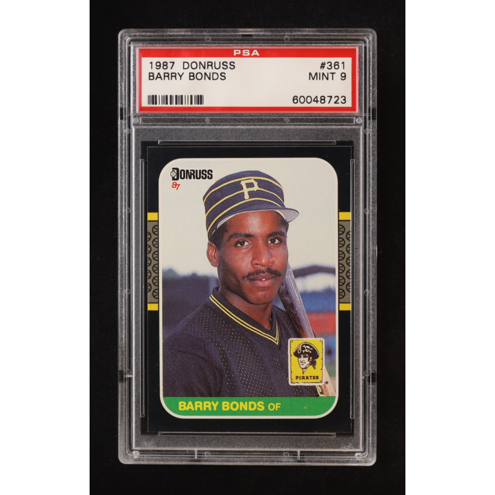 Barry Bonds 1987 Donruss #361 RC (PSA 9) at PristineAuction.com