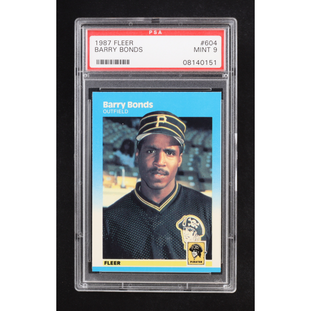 Barry Bonds 1987 Fleer #604 RC (PSA 9) at PristineAuction.com