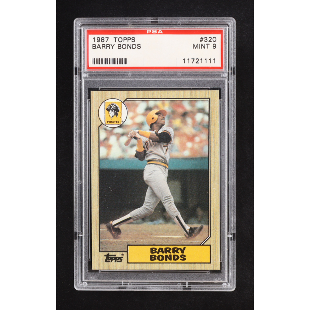 Barry Bonds 1987 Topps #320 RC (PSA 9) at PristineAuction.com