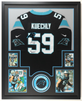 Luke Kuechly Signed Custom Framed Authentic Nike Jersey Display Inscribed "Go Panthers" (JSA) at PristineAuction.com