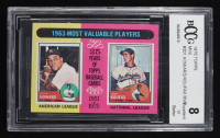 Sandy Koufax 1975 Topps Mini MVP #201 RC (BCCG 8) at PristineAuction.com