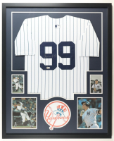 Aaron Judge Signed Yankees Custom Framed Jersey Display (Beckett) at PristineAuction.com
