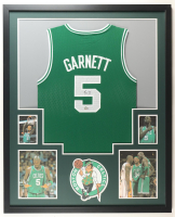 Kevin Garnett Signed Custom Framed Jersey Display (Beckett) at PristineAuction.com