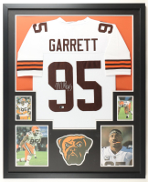 Myles Garrett Signed Custom Framed Jersey Display (Beckett) at PristineAuction.com
