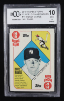Mickey Mantle 1951 Topps 2010 Yankees Topps 27 World Championships #14 (BCCG 10) at PristineAuction.com