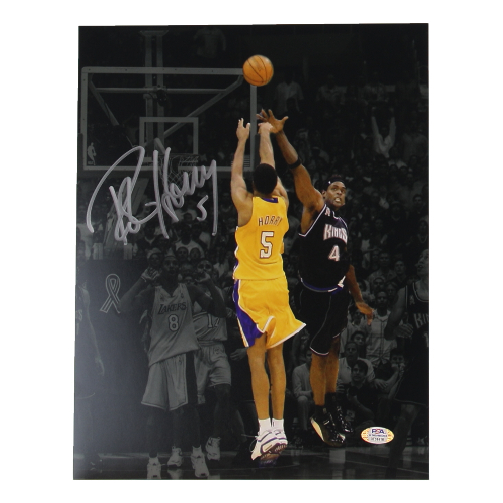 Robert Horry Signed Lakers 11x14 Photo (PSA) at PristineAuction.com