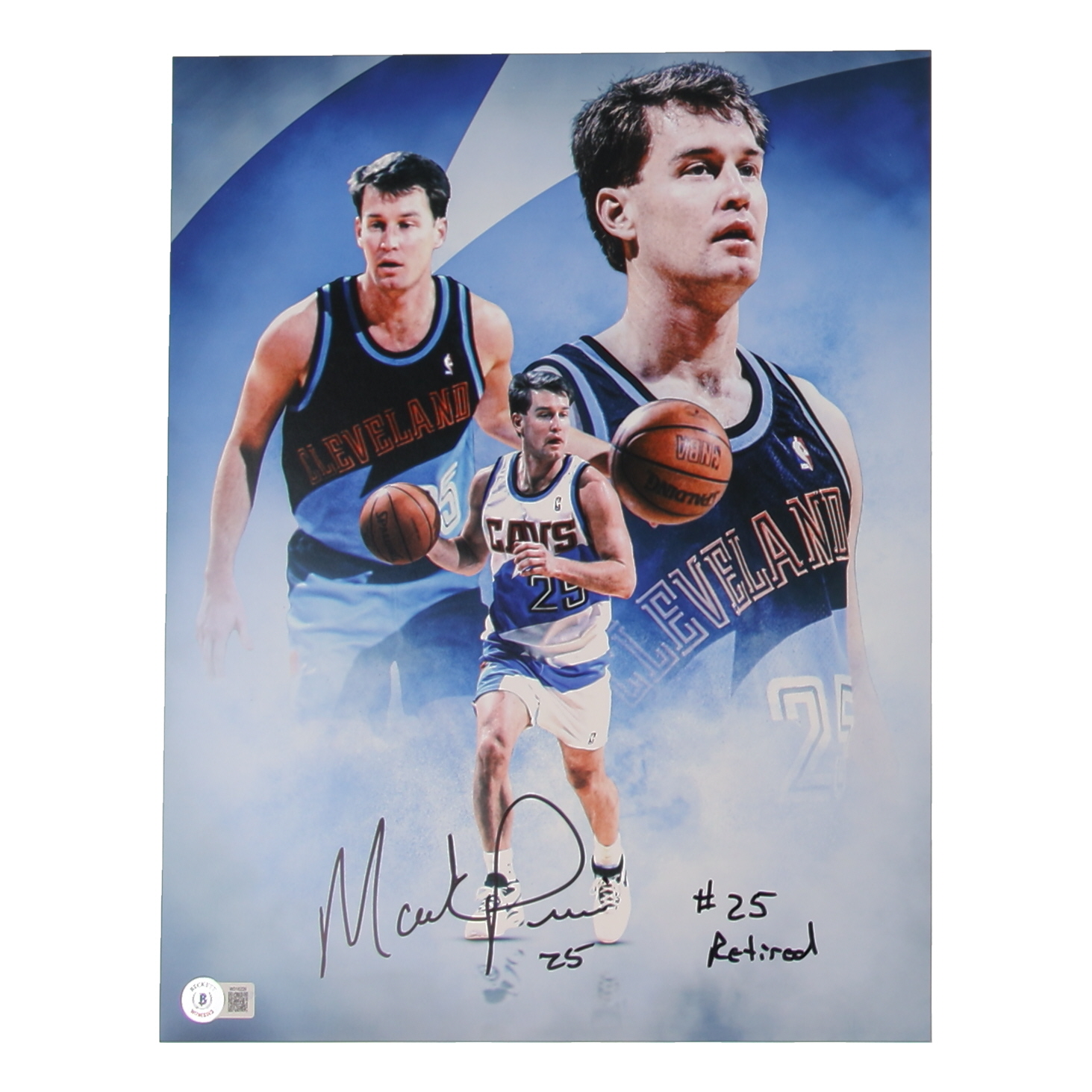 Mark Price Signed Cavaliers 11x14 Photo Inscribed "#25 Retired" (Beckett) at PristineAuction.com Mark Price Signed Cavaliers 11x14 Photo Inscribed "#25 Retired" (Beckett) at PristineAuction.com