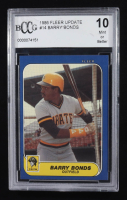 Barry Bonds 1986 Fleer Update #14 RC (BCCG 10) at PristineAuction.com
