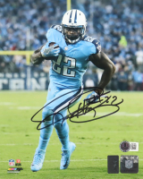 Derrick Henry Signed Titans 8x10 Photo (Beckett & Henry) at PristineAuction.com