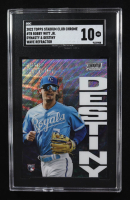 Bobby Witt Jr. 2022 Stadium Club Chrome Dynasty and Destiny Wave Refractors #7B RC (SGC 10) at PristineAuction.com