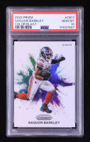 Saquon Barkley 2023 Panini Prizm Color Blast #CB17 (PSA 10) at PristineAuction.com