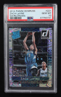 Zach LaVine 2014-15 Donruss Swirlorama #221 RC (PSA 10) at PristineAuction.com